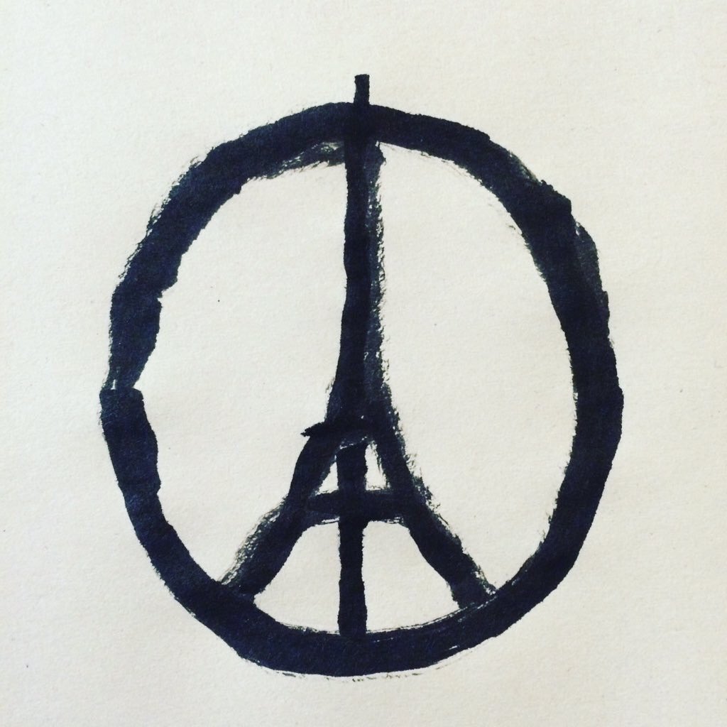 13 November 2015 - Peace for Paris - Jean Jullien